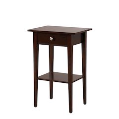 Glory Furniture Dalton Nightstand in Cappuccino Color