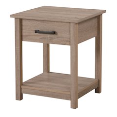 Glory Furniture Salem Nightstand in Sandle Wood Color