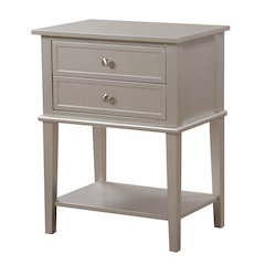 Glory Furniture Newton Nightstand in Champagne Color