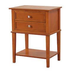Glory Furniture Newton Nightstand in Oak Color