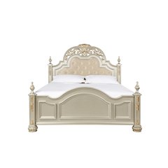 Glory Furniture Lyon Queen Bed in Champagne Color