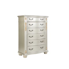 Glory Furniture Lyon Chest in Champagne Color
