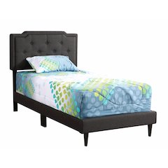 Glory Furniture Deb Twin Bed in Black Color