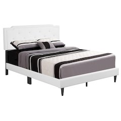 Glory Furniture Deb   Queen Bed - All In One Box, White