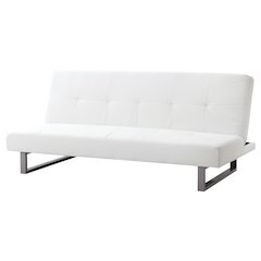 Glory Furniture Chroma Sofa Bed in White Color