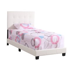 Glory Furniture Caldwell Twin Bed in White Color