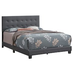 Glory Furniture Caldwell Queen Bed in Dark Grey Color