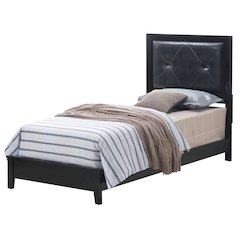 Glory Furniture Primo Twin Bed in Black Color