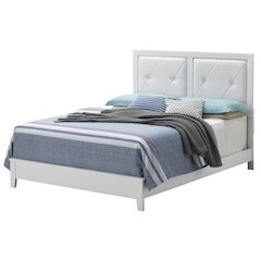 Glory Furniture Primo Queen Bed in White Color