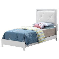 Glory Furniture Primo Twin Bed in White Color