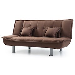 Glory Furniture Lionel Sofa Bed in Chocolate Color