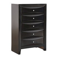 Glory Furniture Marilla Chest in Black Color