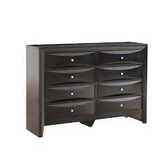 Glory Furniture Marilla Dresser in Black Color