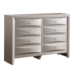 Glory Furniture Marilla Dresser in Champagne Color