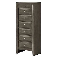 Glory Furniture Marilla Lingerie Chest in Gray Color
