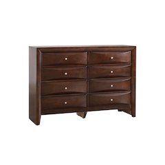 Glory Furniture Marilla Dresser in Cappuccino Color