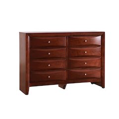 Glory Furniture Marilla Dresser in Cherry Color