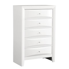 Glory Furniture Marilla Chest in White Color
