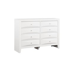 Glory Furniture Marilla Dresser in White Color