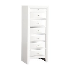 Glory Furniture Marilla Lingerie Chest in White Color