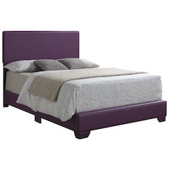 Glory Furniture Aaron Full Bed in Purple Color