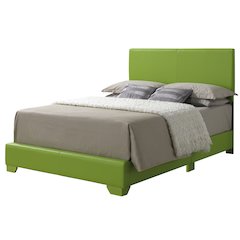 Aaron Queen Bed, Green