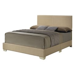 Glory Furniture Aaron Queen Bed in Beige Color