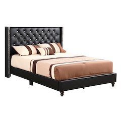 Glory Furniture Julie Queen Bed in Black Color