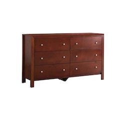 Glory Furniture Burlington Dresser in Cherry Color