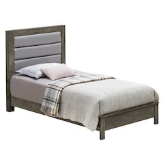 Glory Furniture Burlington Twin Bed in Gray Color