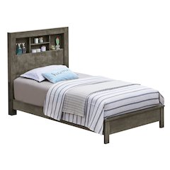Glory Furniture Burlington Twin Bed in Gray Color