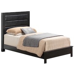 Glory Furniture Burlington Twin Bed in Black Color
