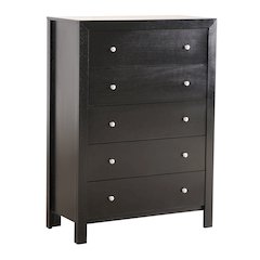 Glory Furniture Burlington Chest in Black Color