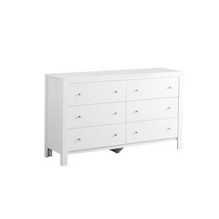 Glory Furniture Burlington Dresser in White Color