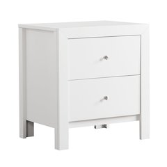 Glory Furniture Burlington Night Stand in White Color