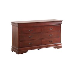 Glory Furniture Louis Phillipe Dresser in Cherry Color