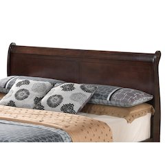 Glory Furniture Louis Phillipe Queen Bed in Cappuccino Color