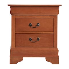 Glory Furniture Louis Phillipe   Nightstand, Oak