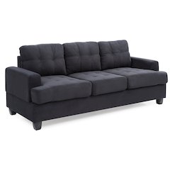 Glory Furniture Sandridge Sofa in Black Color