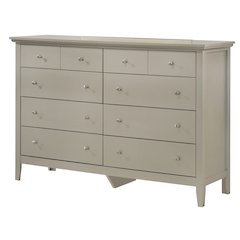 Glory Furniture Hammond Dresser in Champagne Color