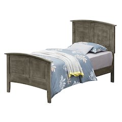 Glory Furniture Hammond Twin Bed in Gray Color