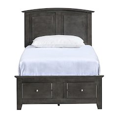 Glory Furniture Hammond Twin Bed, Gray Color
