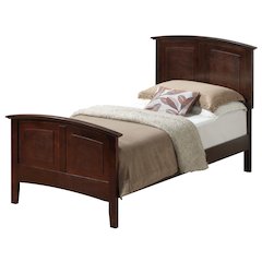 Glory Furniture Hammond Twin Bed in Cappuccino Color