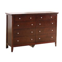 Glory Furniture Hammond Dresser in Cappuccino Color