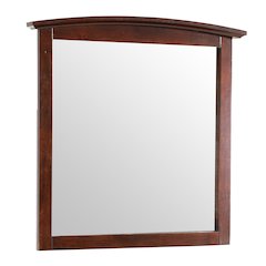 Glory Furniture Hammond   Arched Dresser Mirror, Cappuccino
