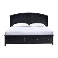 Glory Furniture Hammond King Bed, Black Color