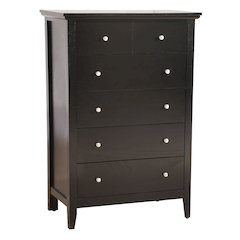 Glory Furniture Hammond Chest in Black Color