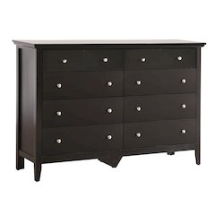 Glory Furniture Hammond Dresser in Black Color