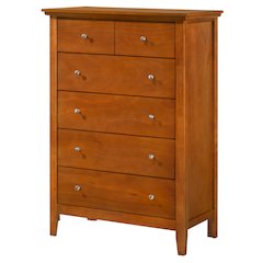 Glory Furniture Hammond Chest in Oak Color