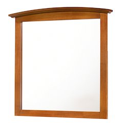 Glory Furniture Hammond Mirror in Oak Color